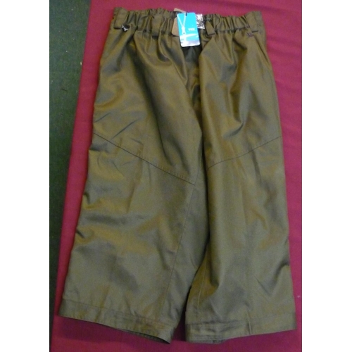 42 - Pair of Crieff short over trousers, colour pine green, size XXL