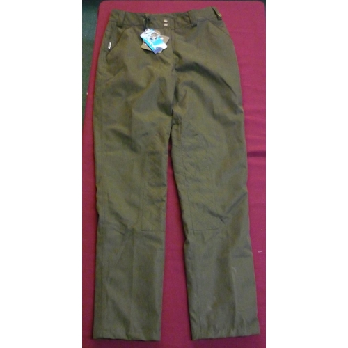 44 - Woodcock 2 ladies trousers, colour shaded olive, UK size 12