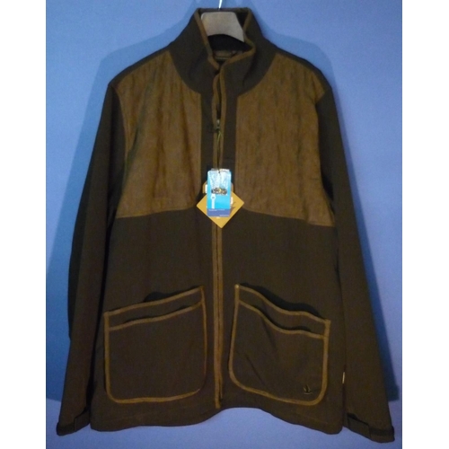 53 - Winster soft shell jacket, colour black coffee, size XXXL