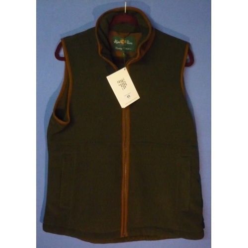 65 - Alan Paine Aylsham ladies gilet, colour green, size UK 16