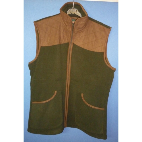 72 - Aylsham men's shooting gilet, colour green, size XXL