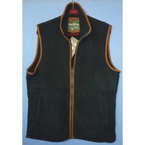 77 - Aylsham men's fleece waistcoat, colour dark navy, size L