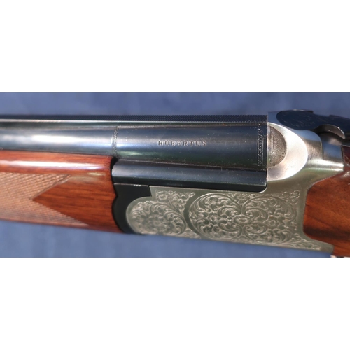 720 - Zabala Hubertus 12B over and under ejector shotgun with 29 1/2