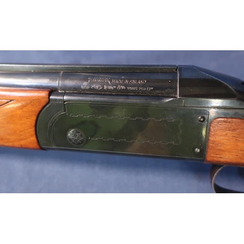 721 - Valmet 12B over and under shotgun with selective single trigger action 27 3/4