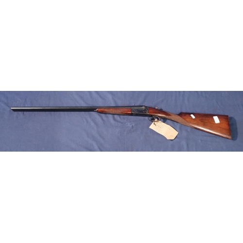 728 - AYA 28B side by side shotgun with 27inch barrels. 14 1/2