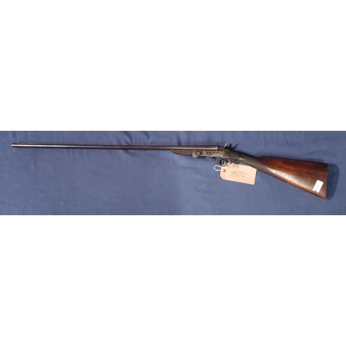 729 - Belgium side lever opening .410 side by side shotgun with folding action serial no. 5176 (shotgun ce... 