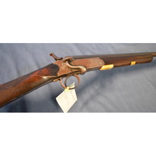 731 - Two Belgium .410 single barrel side lever opening shotguns, serial no. 1716 and 28 (2) (shotgun cert... 