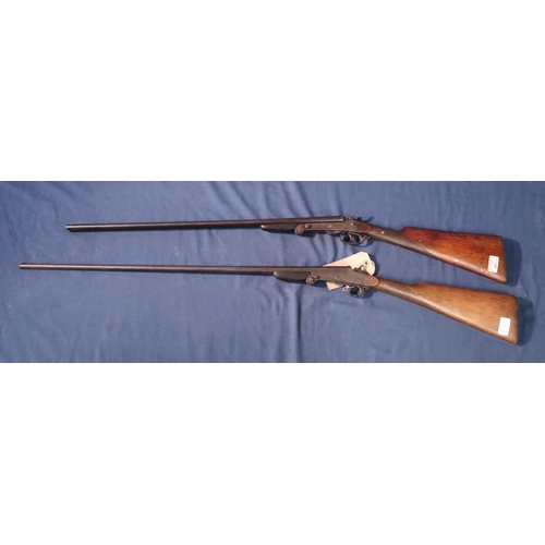 732 - Belgium .410 side lever opening side by side shotgun, serial no. 20553, and a Belgium side lever ope... 