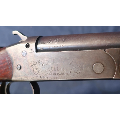 743 - Cooey .410 single barrel shotgun serial no:69664 (shotgun certificate required)