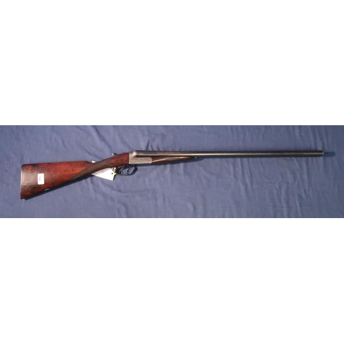 744 - P.D. Malloch 12 bore side by side ejector shotgun with 28