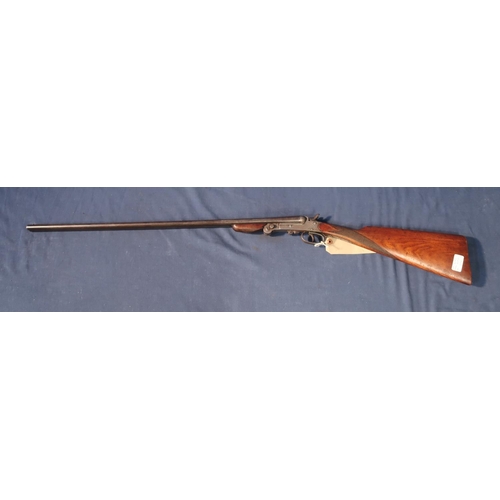 761 - Belgium .410 side lever opening, folding action side by side shotgun, serial no.374 (shotgun certifi... 