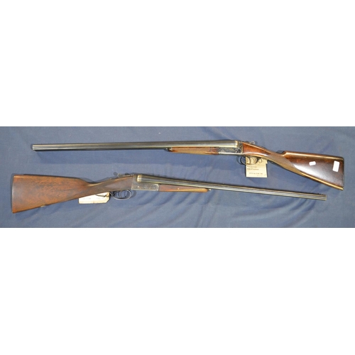 773 - Two 12B side by side shotguns including: AYA Yeoman no.456709, Sabel De Luxe ejector no.99776 (shotg... 