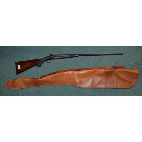 727 - Alex and Henry of Edinbrough and London .410 single barreled side lever opening shotgun 25 1/4 half ... 