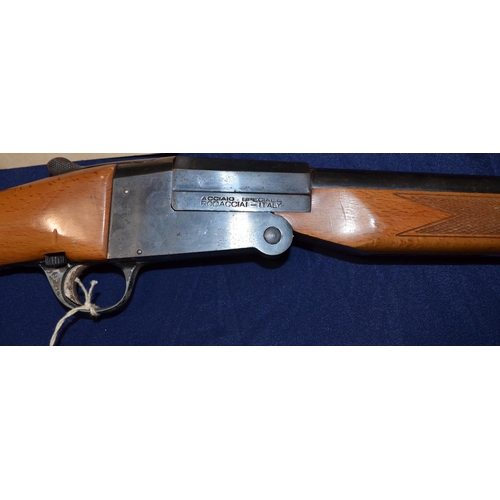 741 - Three 12B single barrel shotguns, including Baikal serial no. T2683D, Accioio folding action serial ... 