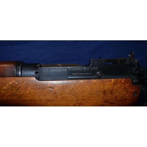 749 - Enfield Bolt action service rifle converted to .410, detachable magazine serial no:84C4244 (section ... 