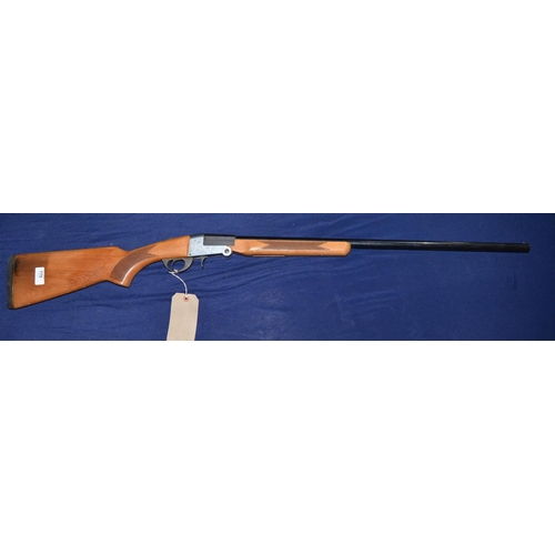 775 - BSA 20B single barrel folding action shotgun serial no.102448 (shotgun certificate required)