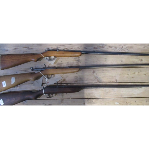 779 - Three bolt action .410 shotguns including: Webley and Scott serial no.20780, Webley and Scott no.324... 