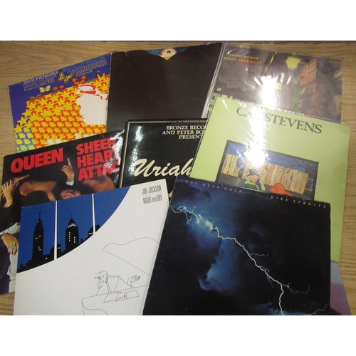 112 - Collection of various LP's including Jimi Hendrix, Focus, David Bowie, Queen, Kat Stevens, Jo Jackso... 