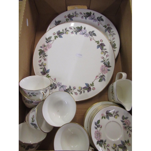 166 - Collection of various dinner and other tableware, including Denby, Spode, Poole tea service, etc (2 ... 