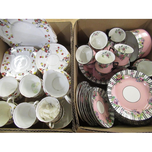 168 - Two vintage tea sets, one by Wetley china, the other by Duchess china (two boxes)