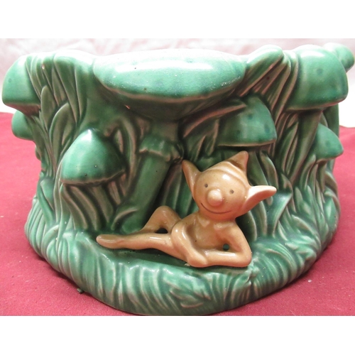 249 - Various ceramics including: Slyvac green planter with a pixie 2339, small Murano bowl, a Royal Doult... 