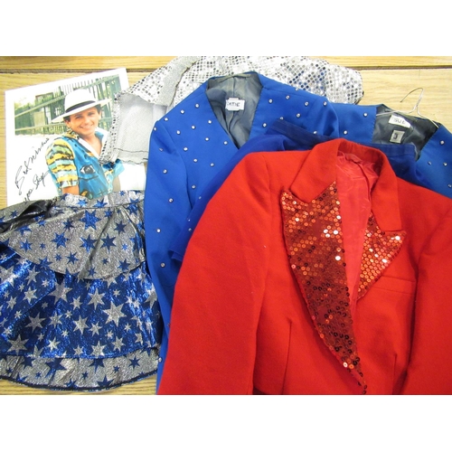 711 - WAYNE SLEEP COLLECTION - Collection of sequin decorated clothing including bolero type jackets, a le... 