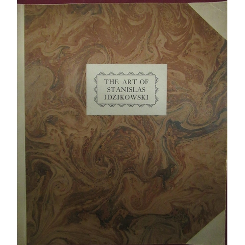 719 - WAYNE SLEEP COLLECTION - The Art of Stanislas Idzikowski with four colour plates 1926  Ltd.ed 37 of ... 