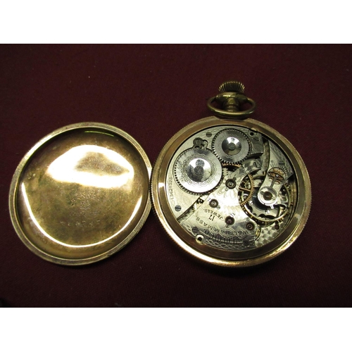 241 - J.E.H Matthews, Oswestry, silver cased open faced key wound pocket watch, London 1859, gilt full pla... 