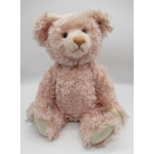 19 - Steiff British Collectors 1997 Teddy Bear in rose mohair with working growl mechanism, limited editi... 