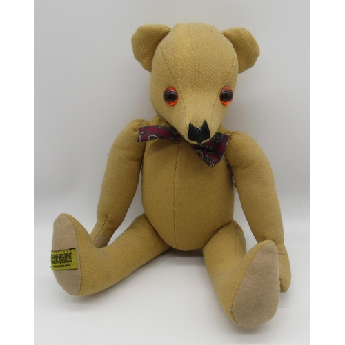 32 - Merrythought Inside Out Bear with paisley print bowtie, Limited Edition no.434/1000, boxed with cert... 