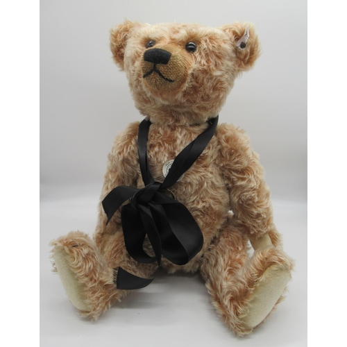 13 - Steiff 2004 replica of a 1908 teddy bear in light cinnamon mohair, limited edition no. 352/1000, box... 