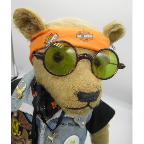 Biker sale teddy bear