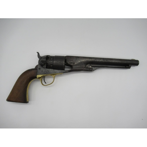 585 - Colt model 1860 army .44 revolver with 8