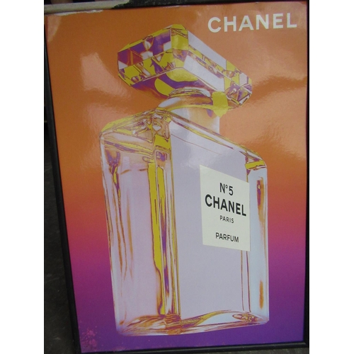 373 - Chanel - after Andy Warhol, three colour advertising posters for No.5 Parfum, one duplicated colourw... 