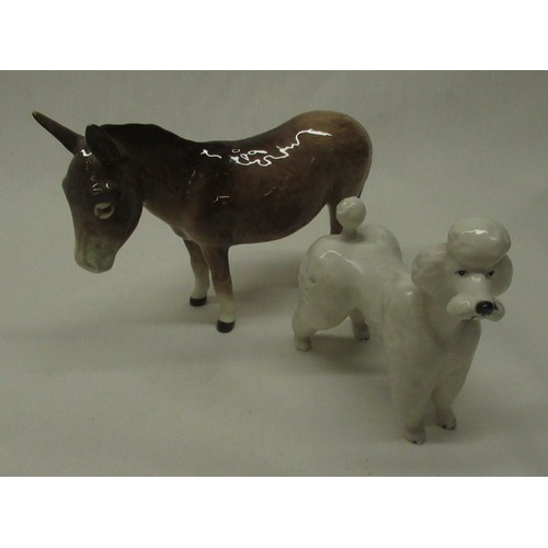 297 - Beswick animals - Berwickshire Ayrshire Bull CH Whitehall Mandate, cow Ickham Bessie and calf, two s... 