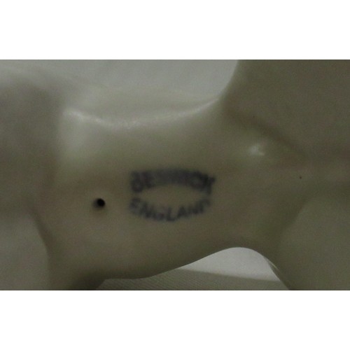 297 - Beswick animals - Berwickshire Ayrshire Bull CH Whitehall Mandate, cow Ickham Bessie and calf, two s... 