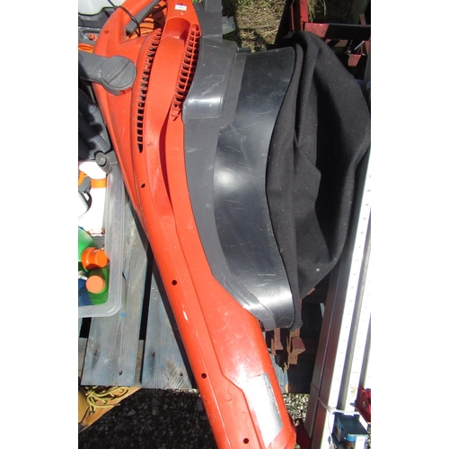 42 - Electric Flymo garden vac and a petrol hedge trimmer