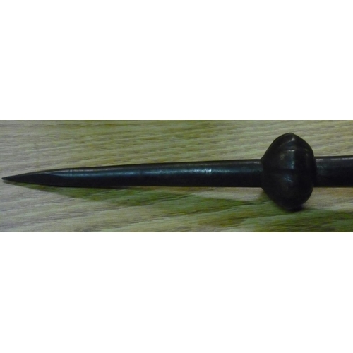 825 - C19th spear type spike finial L10