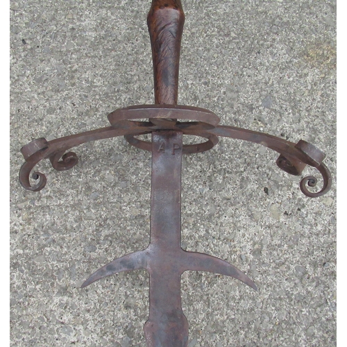 783 - Extremely large forge made C17th style sword, 57