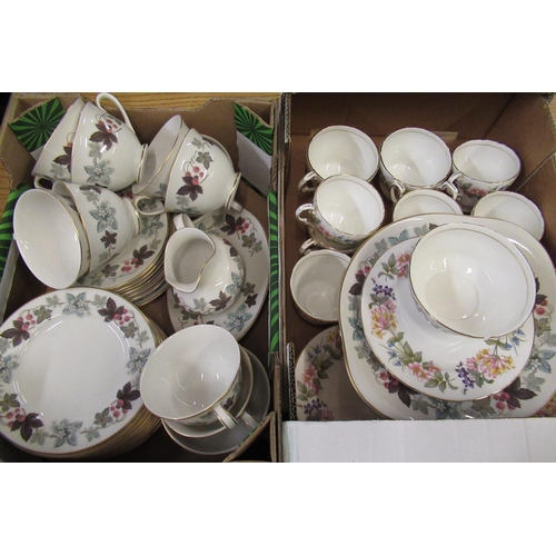 133 - Royal Doulton Camelot pattern 36 piece tea set, Paragon Country Lane 29 piece tea set, 1930's tea se... 