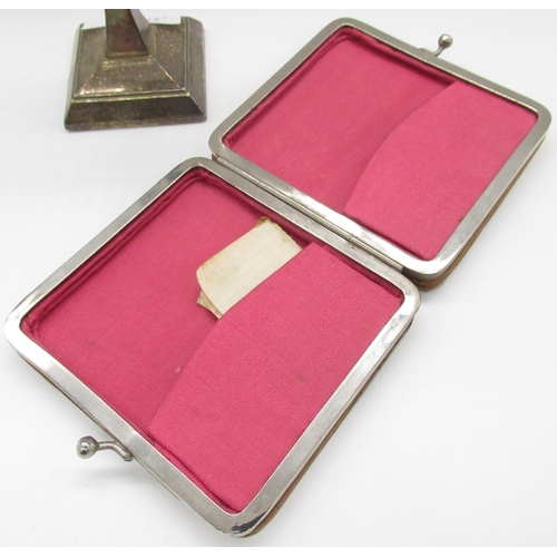 38 - Art Deco silver hallmarked handled manicure set comprising of nail file, cuticle pusher, cuticle nip... 