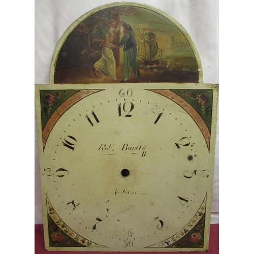 568 - Robert Bartliff (Yorkers Gate) Malton late C18th early C19th 30 hour long case clock movement with p... 