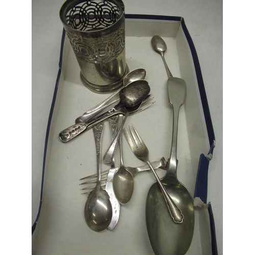 226 - Scottish silver hallmarked preserve spoon and butter knife, Edinburgh 1959, collection of hallmarked... 