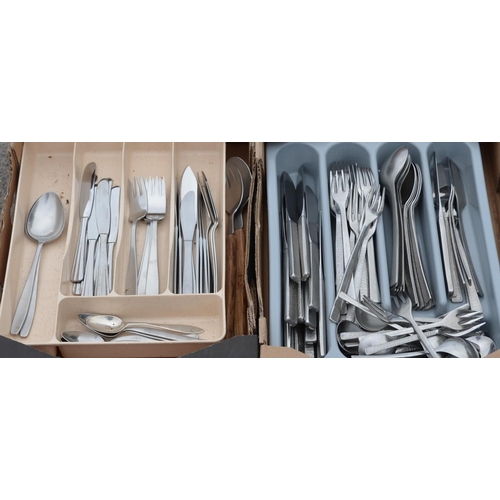 506 - Part canteen of Viners Studio pattern Stainless Steel cutlery approx 92 pieces and a small quantity ... 