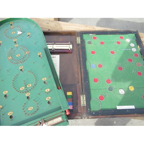 61 - 1960's Chad Valley works, Harborne England Bagatelle board, late 1960 - 1970 Snook - A - Dart (2)