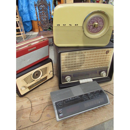 65 - Philips type B3G63A bakelite cased radio, Roberts model R303 portable radio, Ultra bakelite cased ra... 