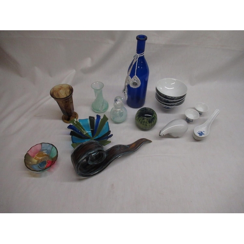 146 - Philip Chan Pottery Vase, Crown Ducal Jug, Burslem Ware Vase Signed 