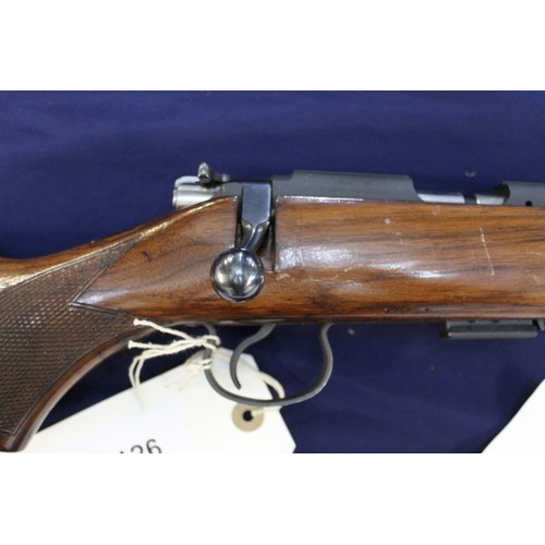 363 - CZ mod .22 RF 452 bolt action rifle with magazine, serial no. A749433 (section one certificate requi... 