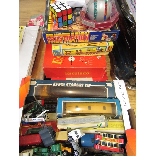 130 - Selection of diecast vehicles including Eddie Stobart lorry, Corgi John Player special F1 car and a ... 