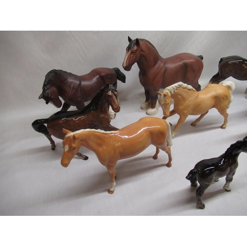 137 - Collection of ten Beswick horses